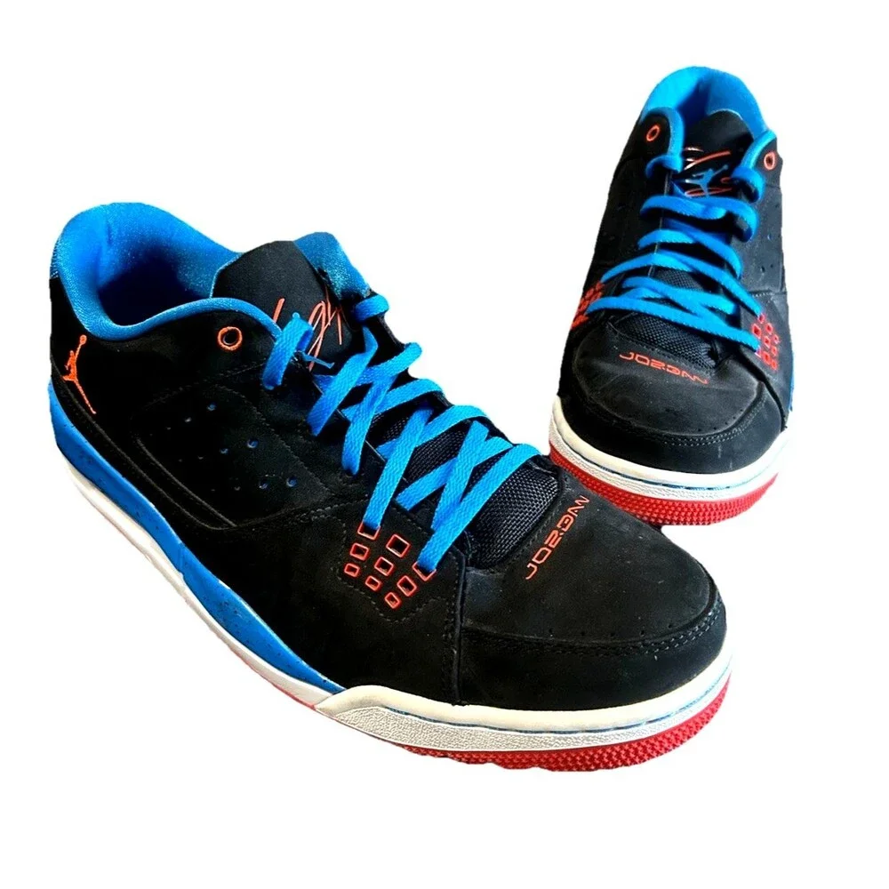 Jordan SC-1 Mens Size 11.5   Low Black Blue Red Shoe Sneaker 599929-007